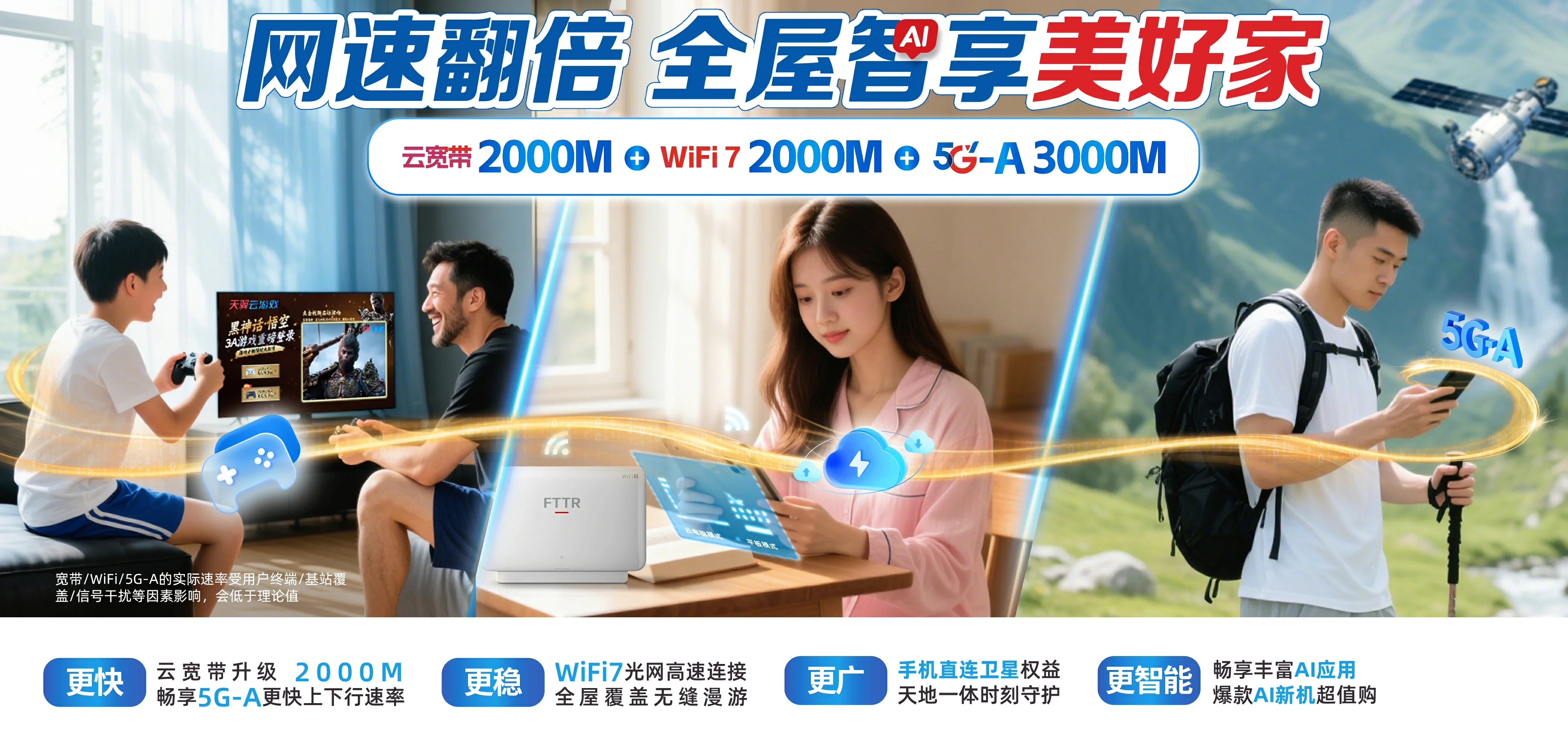 中国电信 牟平区电信宽带 宽带套餐